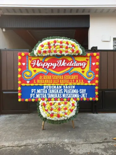 Papan Bunga Pernikahan alam sutera