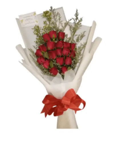 hand buket bunga alam sutera