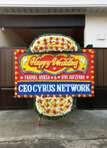 Papan Bunga Pernikahan alam sutera