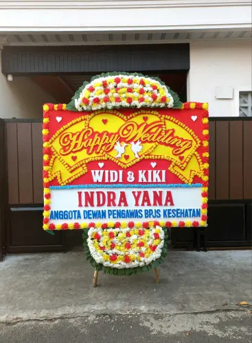 Papan Bunga Pernikahan alam sutera
